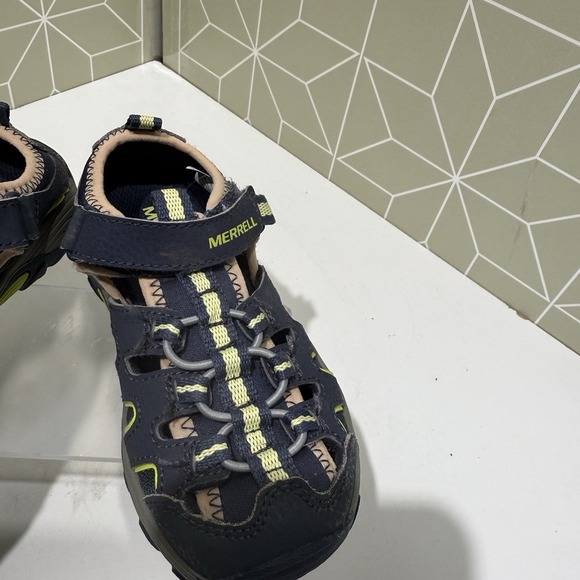 Merrell Youth Hydro Hiker Sandals Shoes Size 11 M Blue Gray - Picture 3 of 5